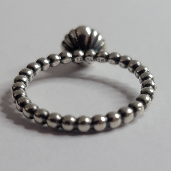 Pandora Authentic Birthday Blooms Ring- July Carnelian Size 7 - Picture 2 of 7